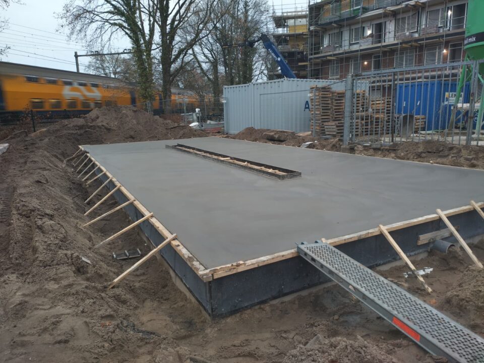 Betonvloer-wasplaats-vlinderen